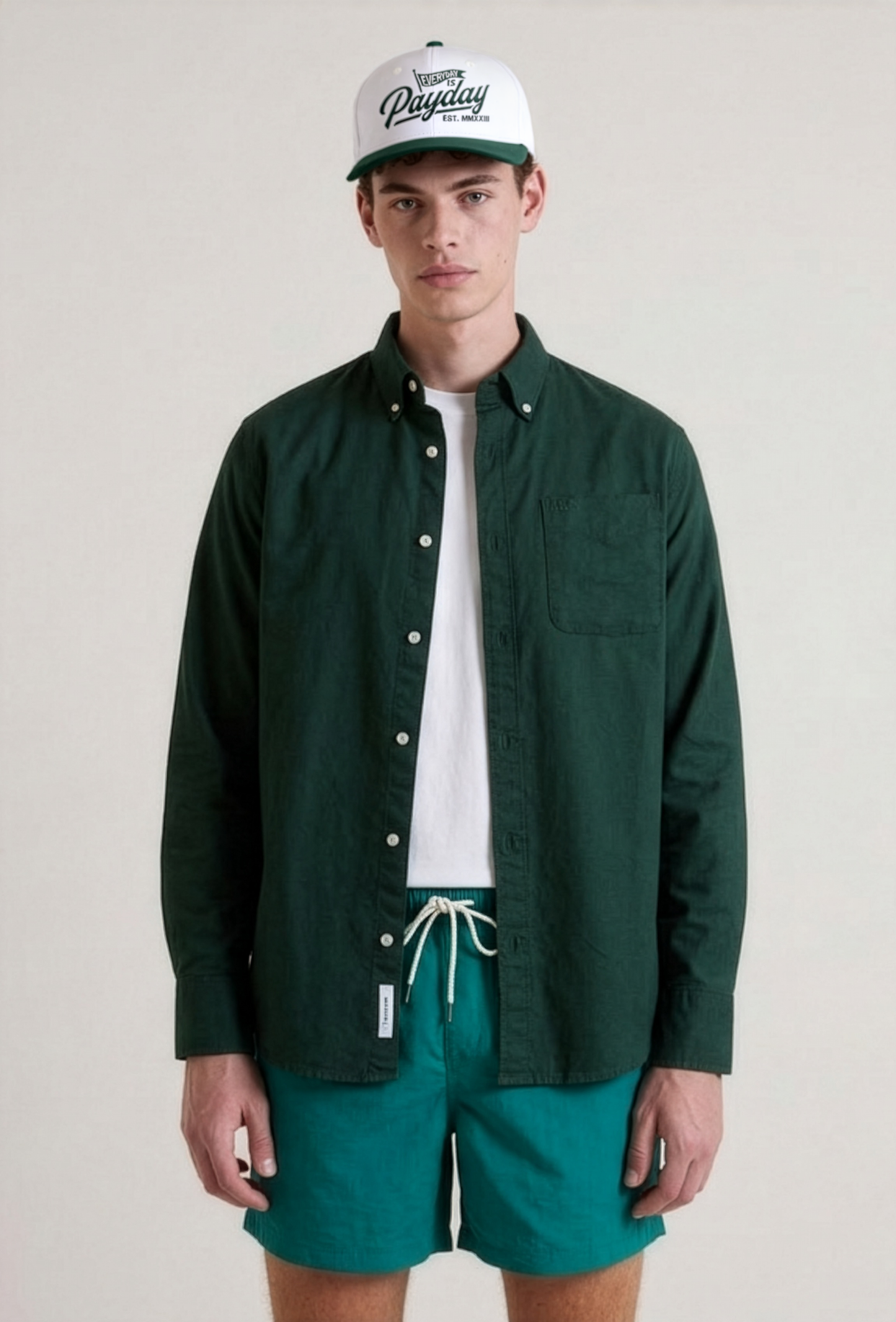 Did You Invoice Cap (Green and White)